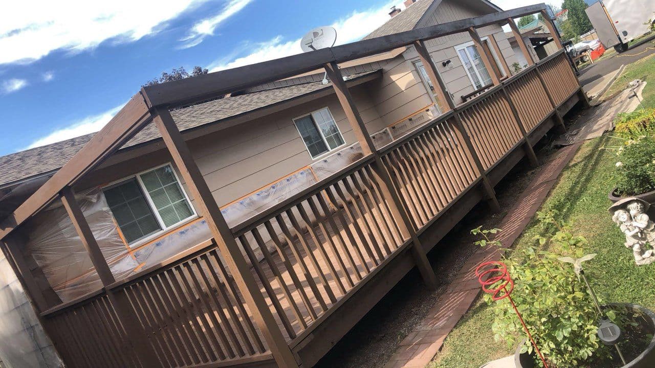 Gallery photos for Beautiful Deck Staining in Spokane: Image #2