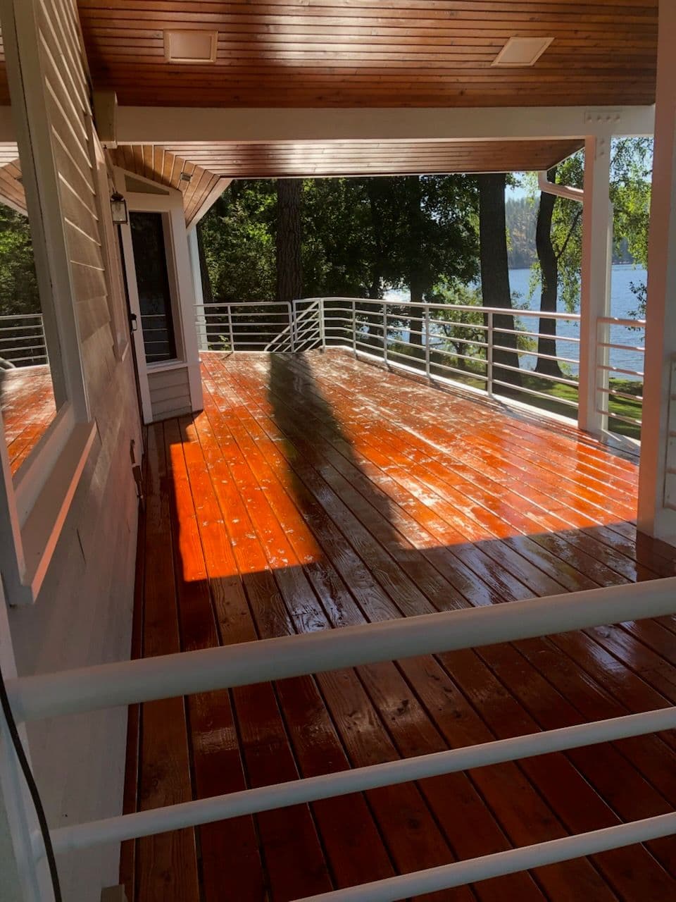 Stunning Deck Staining by Garcia's Painting image